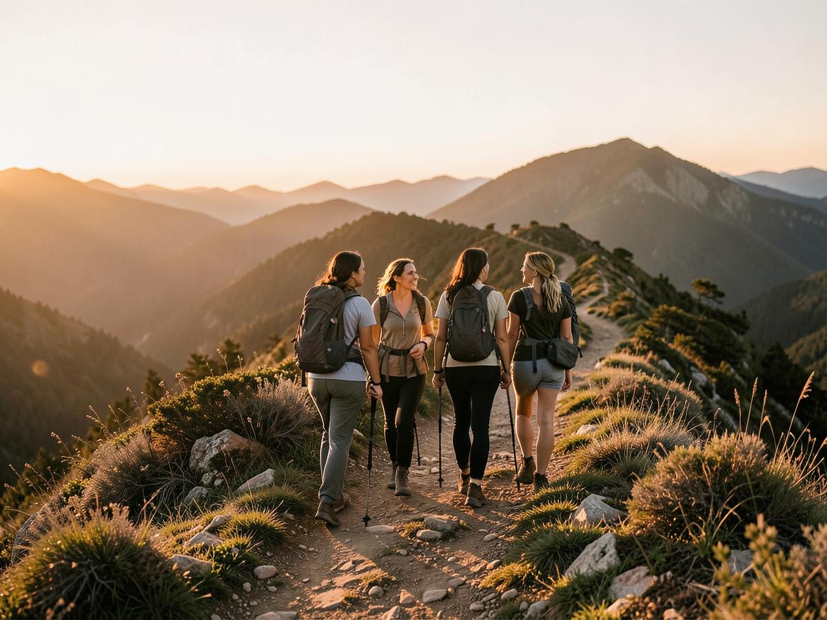 Ridge trails with your new circle